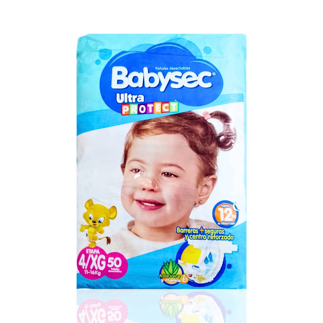 Babysec - Pañales Desechables Ultra Protect Etapa 4/XG 11-16kg 50und