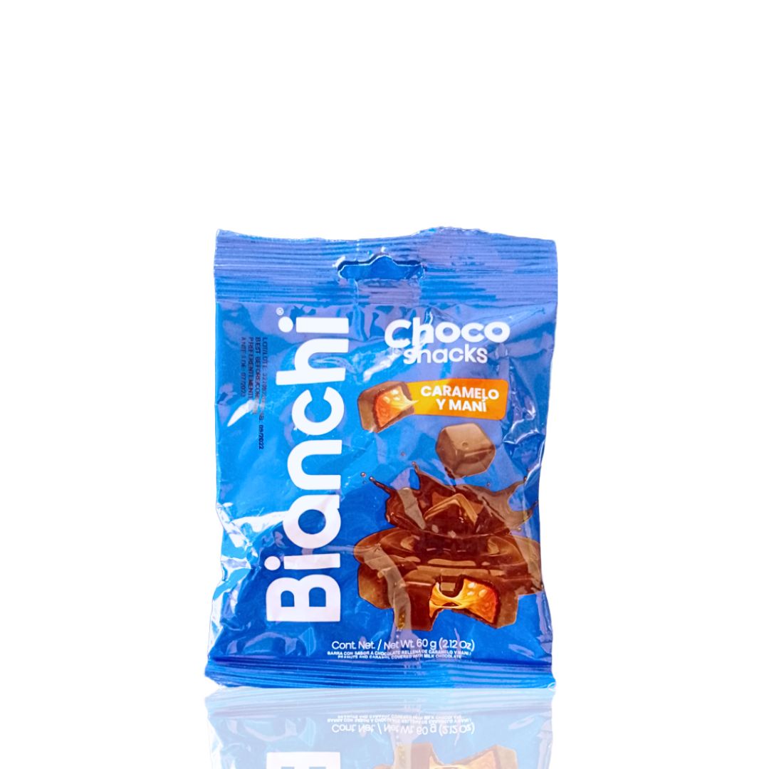 Bianchi - Choco Snacks Caramelo & Maní 60g