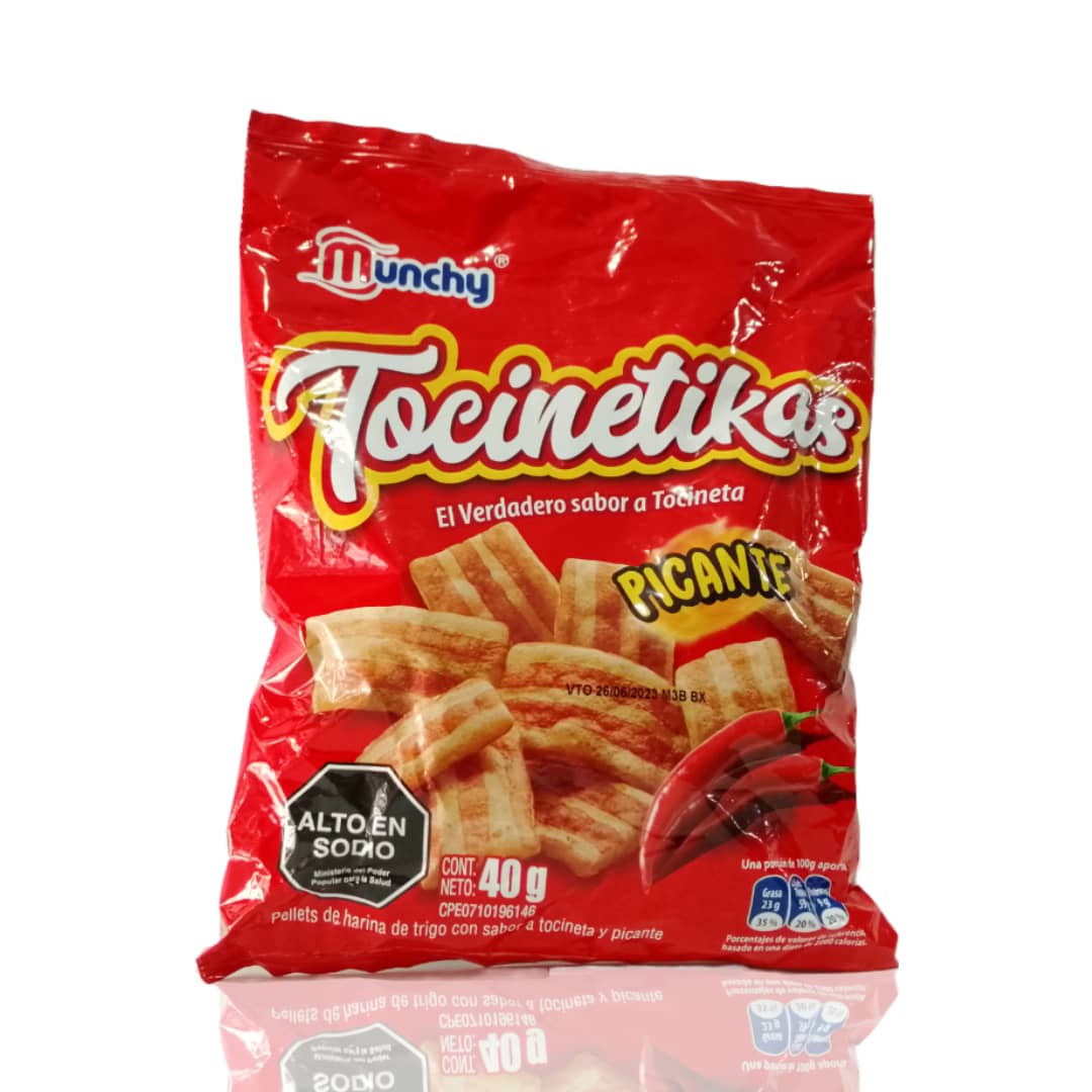Munchis - Tocinetikas Picantes 40gr