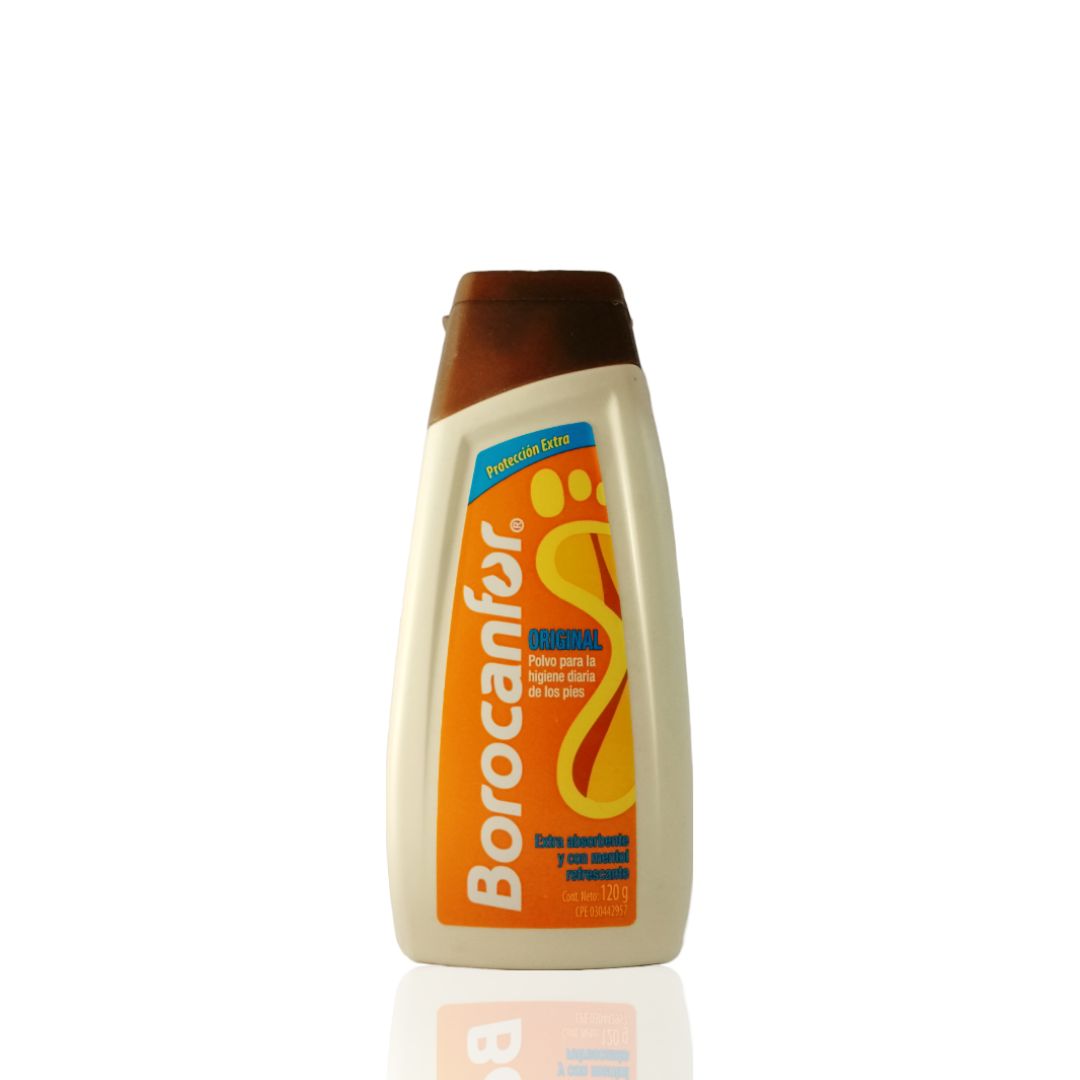 Borocanfor - Original Extra Absorbente y Mentol Refrescante 120g