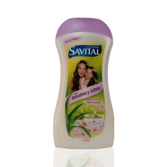 Shampoo Savital - Keratina y Sábila 550ml